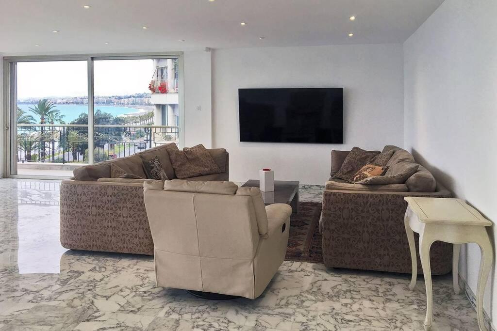 Promenade Des Anglais Amazing Sea View 140M2 3Br 니스 외부 사진